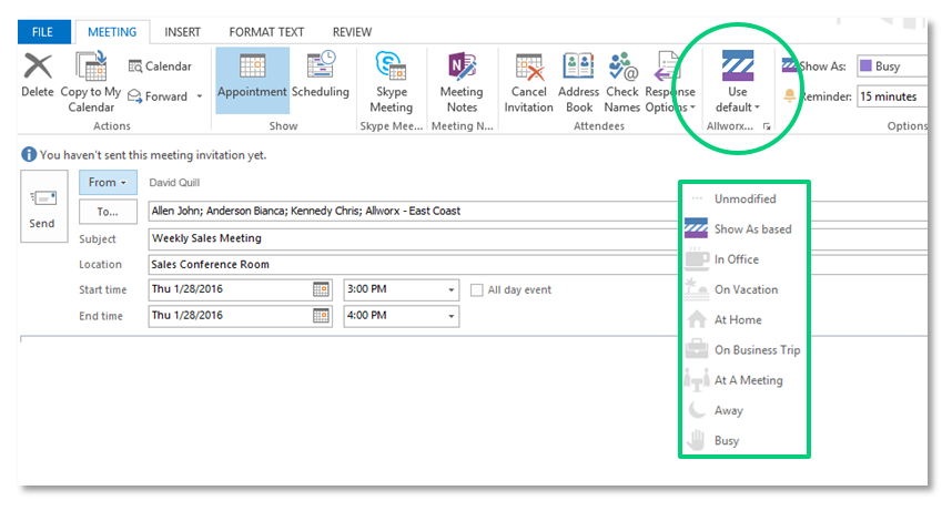 Skype And Outlook Integration Allworx Interact Sync